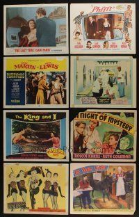 4h022 LOT OF 43 1940s-50s LOBBY CARDS '40s-50s great scenes from a variety of different movies!