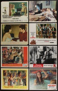4h023 LOT OF 38 LOBBY CARDS '50s-70s great scenes from a variety of different movies!