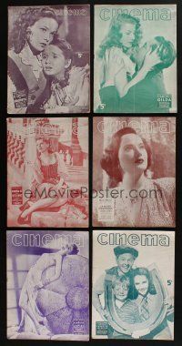 4h029 LOT OF 11 CINEMA MEXICAN MAGAZINES '40s-50s articles & images about then-current movies!