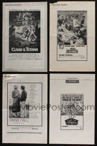 4h072 LOT OF 25 UNCUT UNITED ARTISTS PRESSBOOKS '60s-80s advertising from a variety of movies!