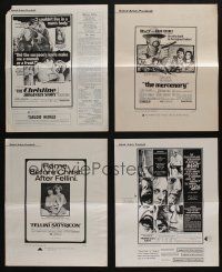 4h080 LOT OF 18 UNCUT UNITED ARTISTS PRESSBOOKS '60s-70s advertising from a variety of movies!