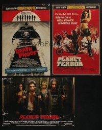 4h068 LOT OF 3 GRINDHOUSE COMMERCIAL POSTERS '07 cool images from Death Proof & Planet Terror!