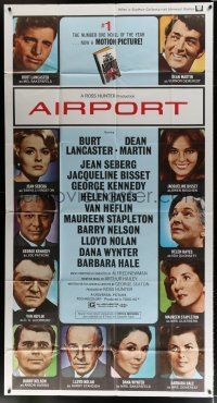 4j278 AIRPORT 3sh '70 Burt Lancaster, Dean Martin, Jacqueline Bisset, Jean Seberg & more!
