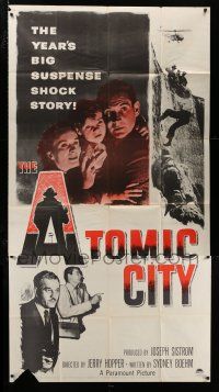 4j291 ATOMIC CITY 3sh '52 Cold War nuclear scientist Gene Barry in the big suspense shock story!