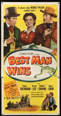 4j310 BEST MAN WINS 3sh '48 The Celebrated Jumping Frog of Calaveras County by Mark Twain!