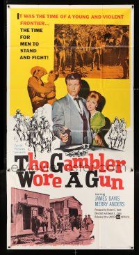 4j424 GAMBLER WORE A GUN 3sh '61 Jim Davis, Merry Anders, the time for men to stand & fight!