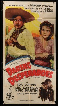 4j426 GAY DESPERADO 3sh R47 Nino Martini reckless as Pancho Villa, Ida Lupino, Daring Desperadoes!