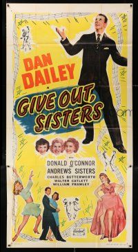 4j432 GIVE OUT SISTERS 3sh R49 full-length Dan Dailey, Donald O'Connor, The Andrews Sisters