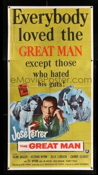 4j443 GREAT MAN 3sh '57 Jose Ferrer exposes a great fake, with help from Julie London!