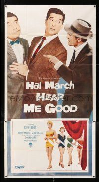 4j458 HEAR ME GOOD 3sh '57 Hal March, Joe E. Ross, Merry Anders, Jean Willes, sexy comedy!