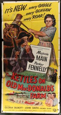 4j508 KETTLES ON OLD MacDONALD'S FARM 3sh '57 Marjorie Main & Parker Fennelly in the Ozarks!