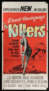 4j511 KILLERS 3sh '64 directed by Don Siegel, Lee Marvin, sexy full-length Angie Dickinson!
