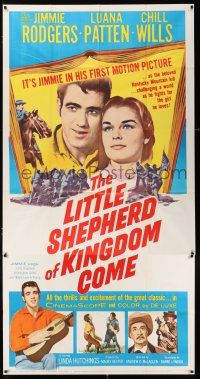 4j533 LITTLE SHEPHERD OF KINGDOM COME 3sh '60 Jimmie Rodgers as the fighting hero, Luana Patten!
