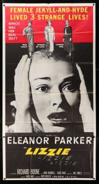 4j535 LIZZIE 3sh '57 Eleanor Parker is a female Jekyll & Hyde times three, which was her real self?
