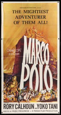 4j559 MARCO POLO 3sh '62 Rory Calhoun as the mightiest adventurer of them all, cool art!