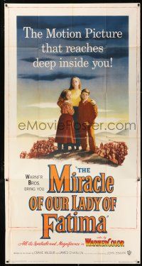 4j569 MIRACLE OF OUR LADY OF FATIMA 3sh '52 a true religious story that reaches deep inside you!
