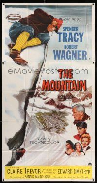 4j574 MOUNTAIN 3sh '56 mountain climber Spencer Tracy, Robert Wagner, Claire Trevor!