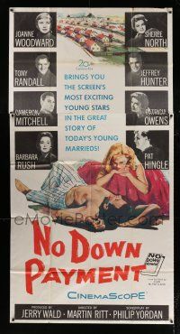 4j592 NO DOWN PAYMENT 3sh '57 Joanne Woodward, daring art of unfaithful sexy suburban couple!