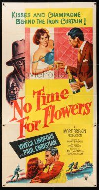4j594 NO TIME FOR FLOWERS 3sh '53 art of sexy Commie Viveca Lindfors, directed by Don Siegel!