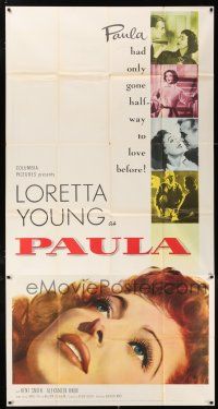 4j609 PAULA 3sh '52 Loretta Young had only gone half-way to love before, would you have stopped?
