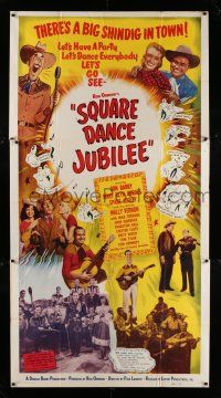 4j674 SQUARE DANCE JUBILEE 3sh '49 Red Barry, Mary Beth Hughes, all-star country music!