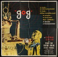 4j209 GOG 6sh '54 sci-fi, wacky Frankenstein of steel robot destroys its makers!