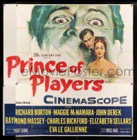 4j233 PRINCE OF PLAYERS 6sh '55 Richard Burton as Edwin Booth, perhaps greatest stage actor ever!