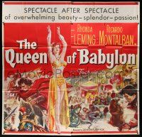 4j234 QUEEN OF BABYLON 6sh '56 art of sexy Rhonda Fleming, a spectacle of overwhelming beauty!