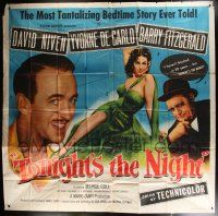 4j253 TONIGHT'S THE NIGHT 6sh '54 full-length sexy Yvonne De Carlo, David Niven, Barry Fitzgerald