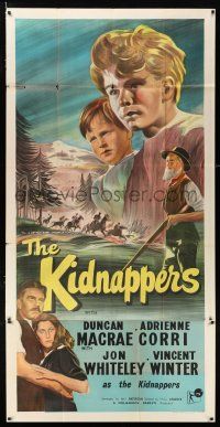 4j027 LITTLE KIDNAPPERS English 3sh '54 art of two orphan boys by the mountains of Nova Scotia!