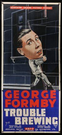 4j028 TROUBLE BREWING English 3sh '39 George Formby tracks down counterfeiters who cheated him!