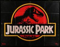 4j003 JURASSIC PARK subway poster '93 Steven Spielberg, Richard Attenborough re-creates dinosaurs!