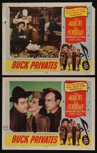 4k908 BUCK PRIVATES 2 LCs R53 Abbott & Costello in the picture that made them famous!