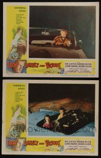 4k961 LOST, LONELY & VICIOUS 2 LCs '58 Ken Clayton, Barbara Wilson, old cars & bad girls!