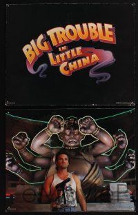 4k044 BIG TROUBLE IN LITTLE CHINA 9 color 11x14 stills '86 Kurt Russel, Kim Cattrall, John Carpenter