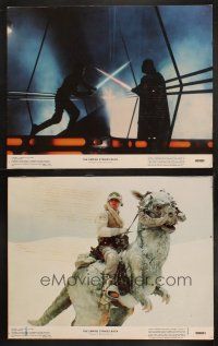 4k814 EMPIRE STRIKES BACK 3 color 11x14 stills '80 George Lucas classic, wonderful images w/ slugs!