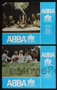 4k019 ABBA: THE MOVIE 10 English LCs '78 Swedish pop rock, images of all 4 band members!