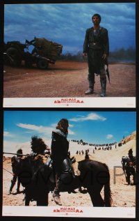 4k318 MAD MAX BEYOND THUNDERDOME 8 English LCs '85 Mel Gibson, Tina Turner, cool action images!