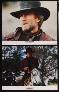 4k371 PALE RIDER 8 English LCs '85 cool images of cowboy Clint Eastwood!