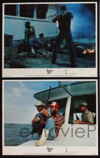4k076 ALAMO BAY 8 LCs '85 Vietnam veteran Ed Harris & Amy Madigan, directed by Louis Malle!