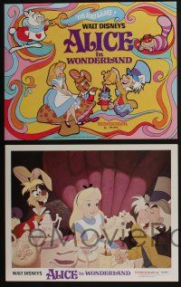 4k040 ALICE IN WONDERLAND 9 LCs R74 cool images from Walt Disney Lewis Carroll classic!