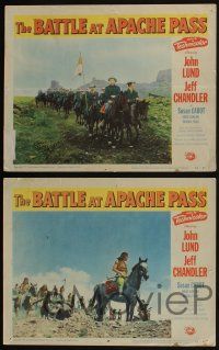 4k560 BATTLE AT APACHE PASS 6 LCs '52 Native American Jeff Chandler as Cochise vs U.S. cavalrymen!
