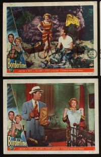 4k796 BORDERLINE 3 LCs '50 great images of Fred MacMurray & Claire Trevor, Raymond Burr!