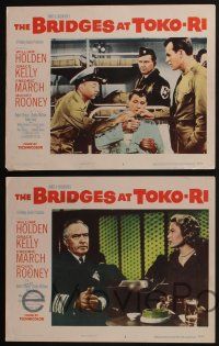 4k615 BRIDGES AT TOKO-RI 5 LCs '54 James Michener, Grace Kelly, William Holden, March, Rooney!