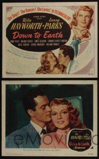 4k182 DOWN TO EARTH 8 LCs '46 all w/Rita Hayworth as the Greek goddess Terpsichore!