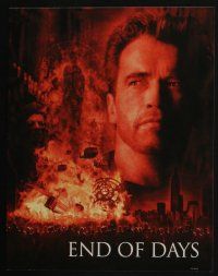 4k022 END OF DAYS 10 LCs '99 cool images of Arnold Schwarzenegger, Robin Tunney, Gabriel Byrne!