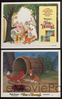4k218 FOX & THE HOUND 8 LCs '81 two friends who didn't know they were supposed to be enemies!