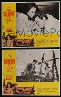 4k823 GIANT 3 LCs R70 James Dean, Rock Hudson, Elizabeth Taylor, directed by George Stevens!