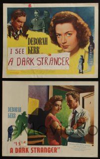 4k265 I SEE A DARK STRANGER 8 LCs '47 Irish Deborah Kerr who becomes a Nazi spy, Trevor Howard!