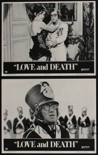 4k311 LOVE & DEATH 8 LCs '75 cool images from wacky Woody Allen & Diane Keaton romantic comedy!
